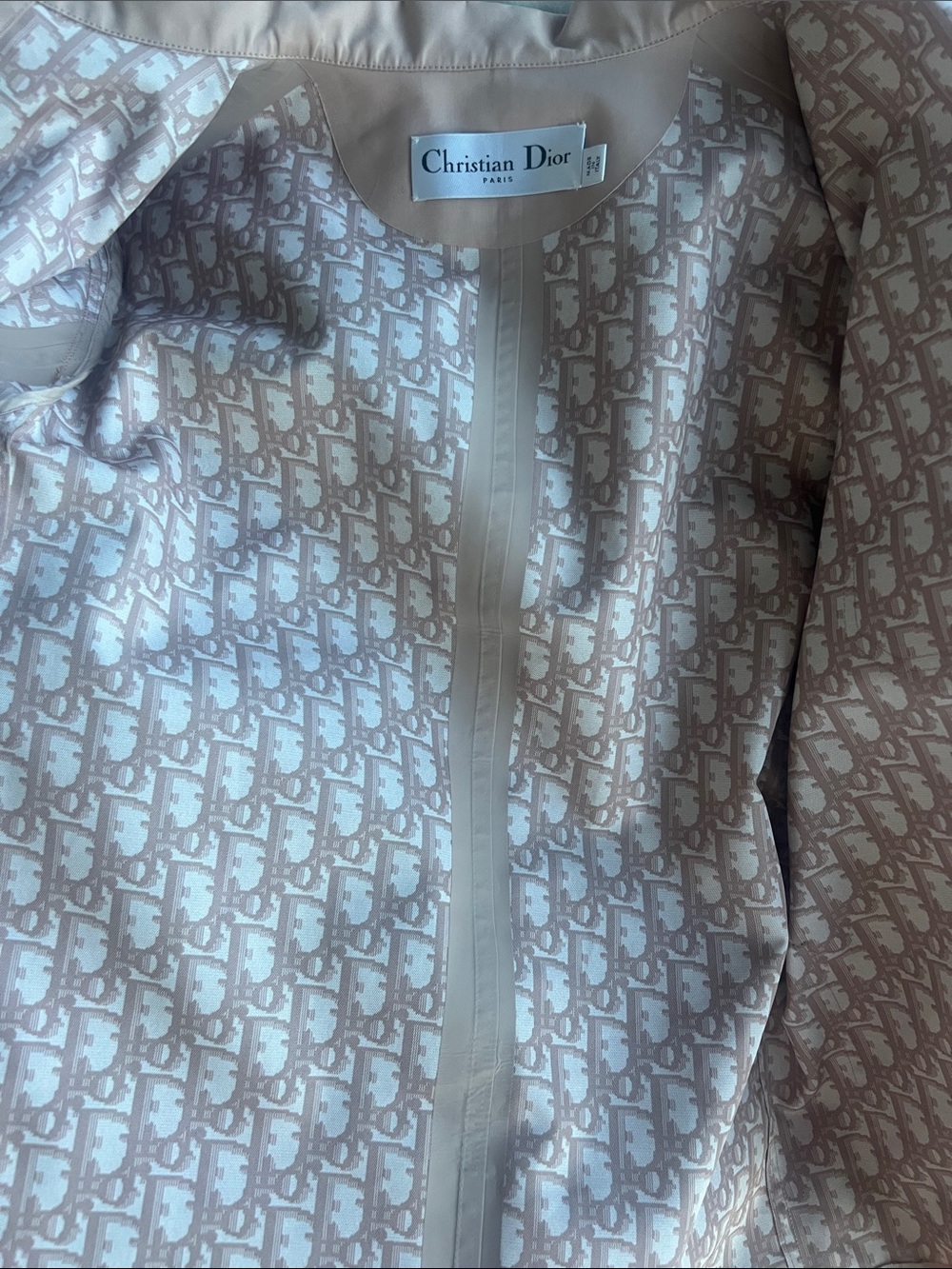 Dior Light Pink Button-Front Blazer Jacket - Picture 5 of 5
